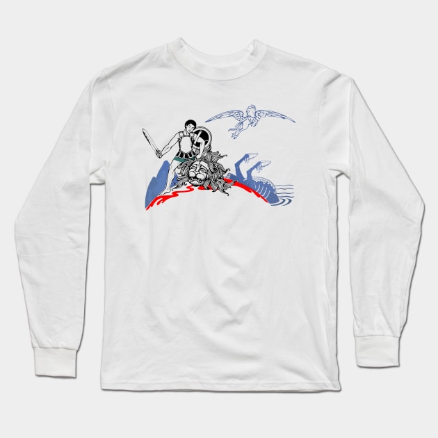 Perseus vs Leo Long Sleeve T-Shirt by idrockthat